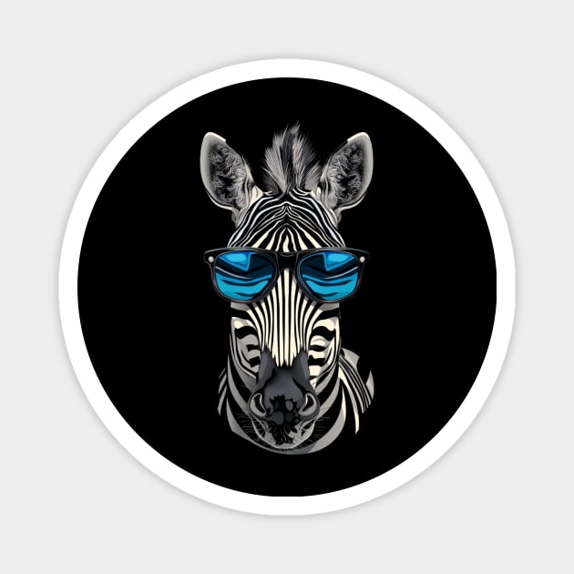 Zebra Safari Etiquette Magnet by KatelynnCold Brew